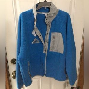 NWT Detroit Lions Wear by Erin Andrew’s Sherpa button up jacket